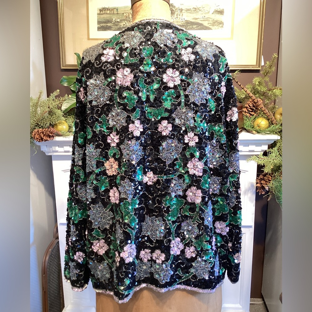 Three Flaggs Sequins Cardigan - image 4